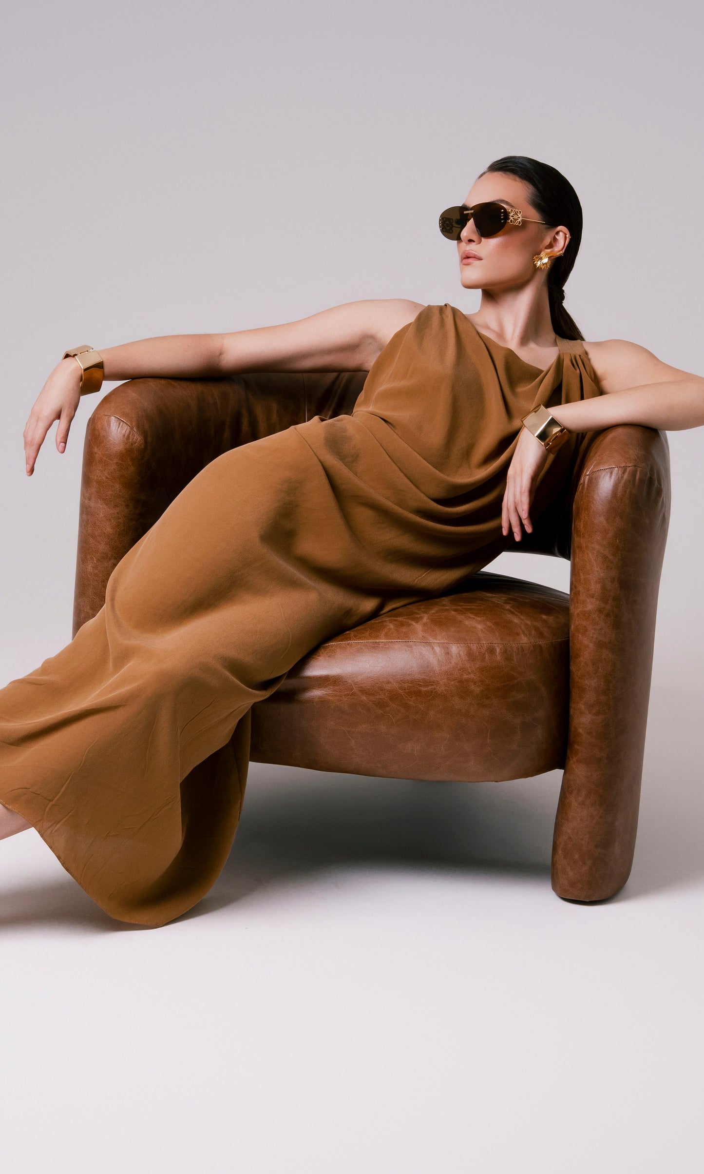 VESTIDO SLEEP MOULAGE SEDA