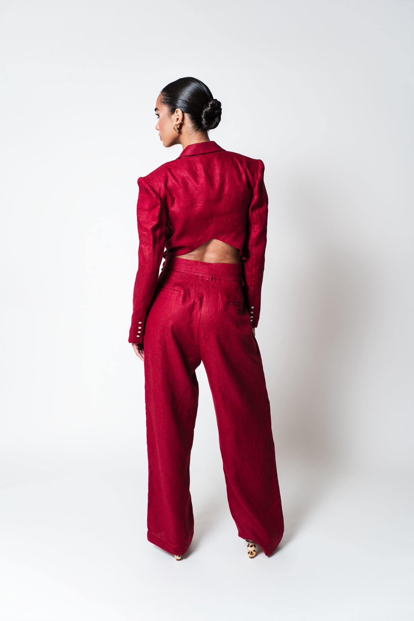 CALÇA WIDE LEG LINHO