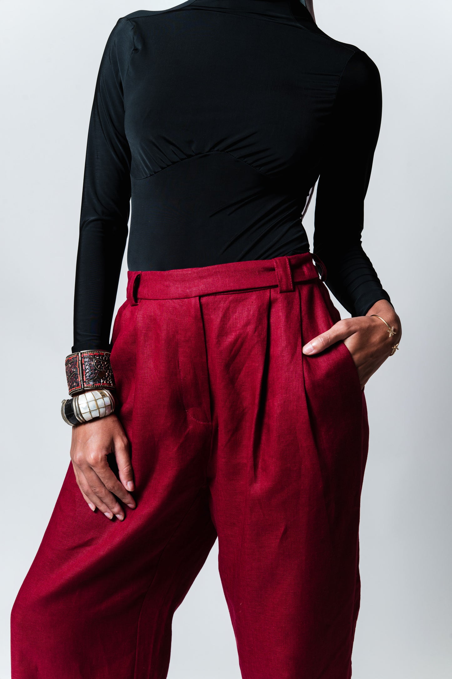 CALÇA WIDE LEG LINHO