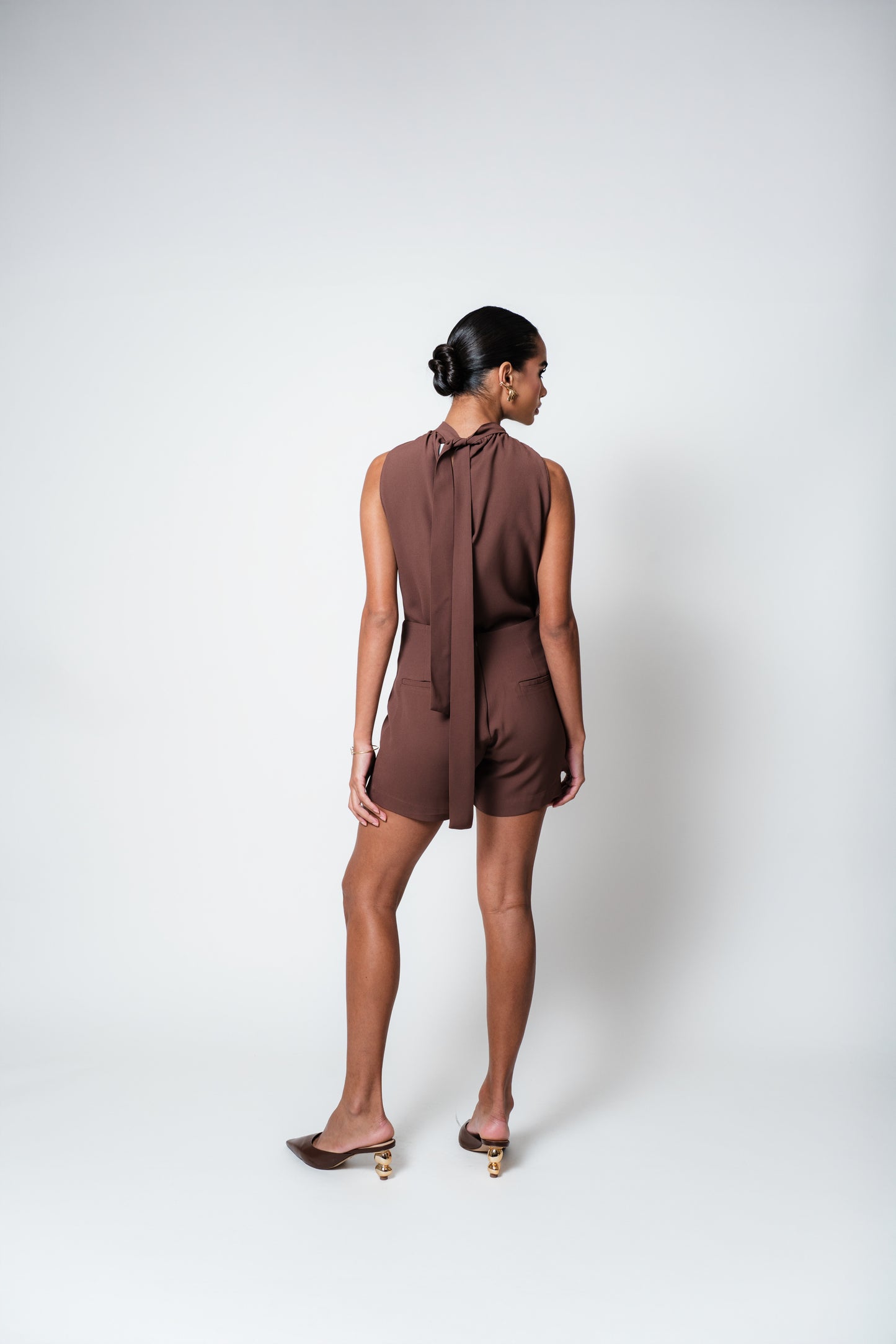 BLUSA LAÇO CREPE