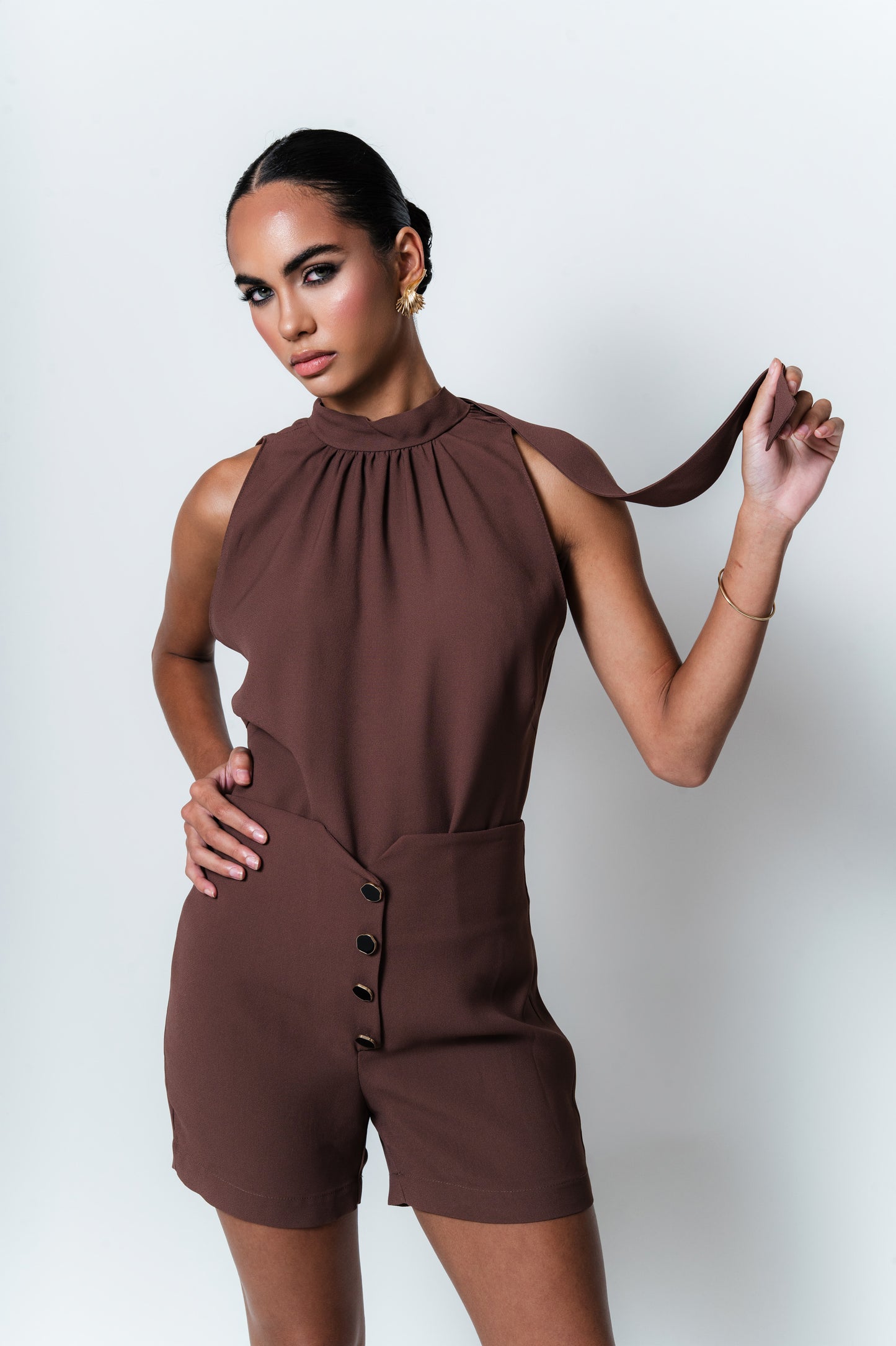BLUSA LAÇO CREPE