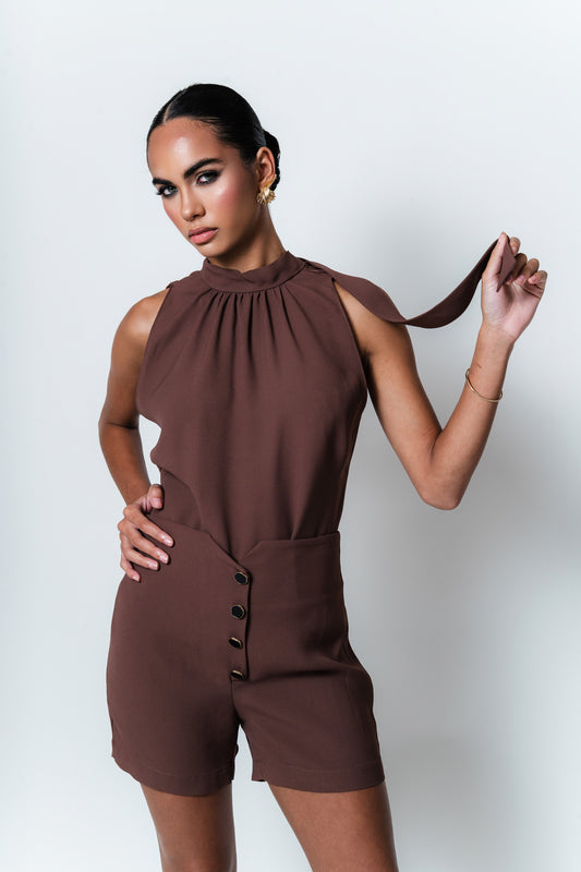 BLUSA LAÇO CREPE