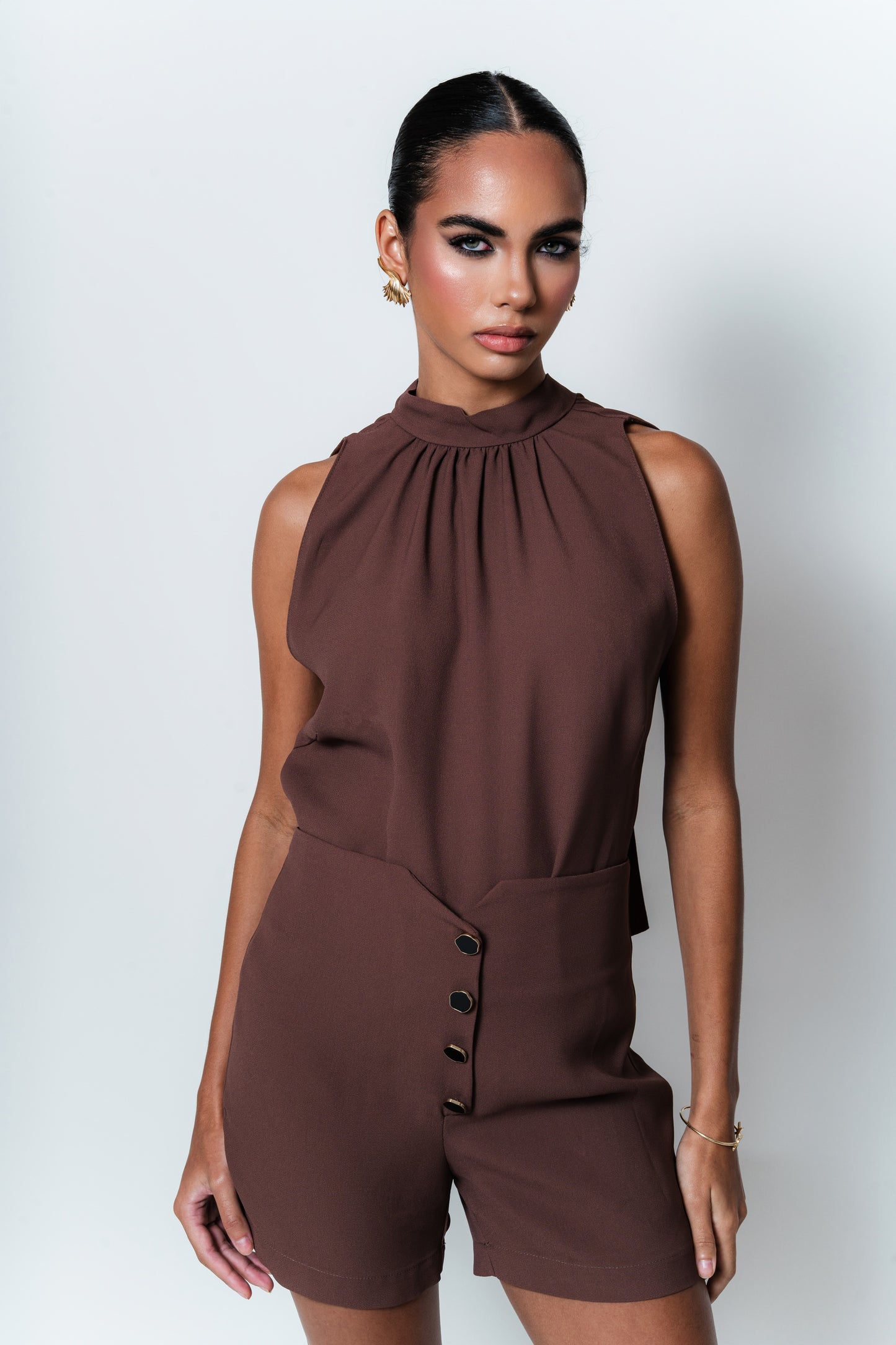 BLUSA LAÇO CREPE