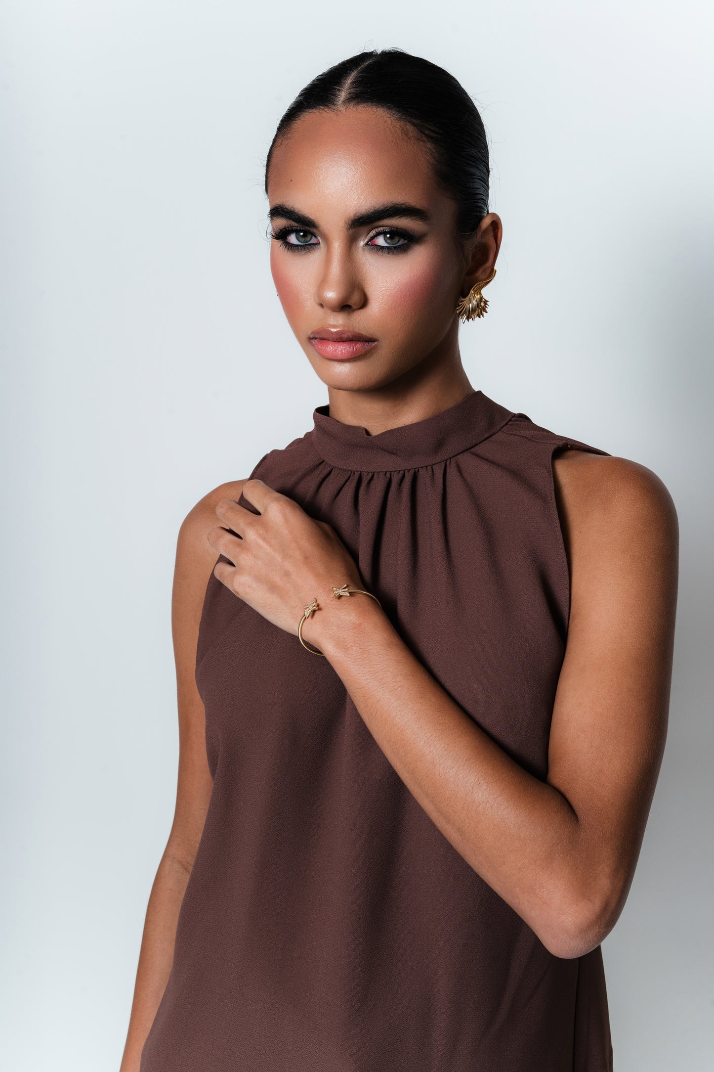 BLUSA LAÇO CREPE