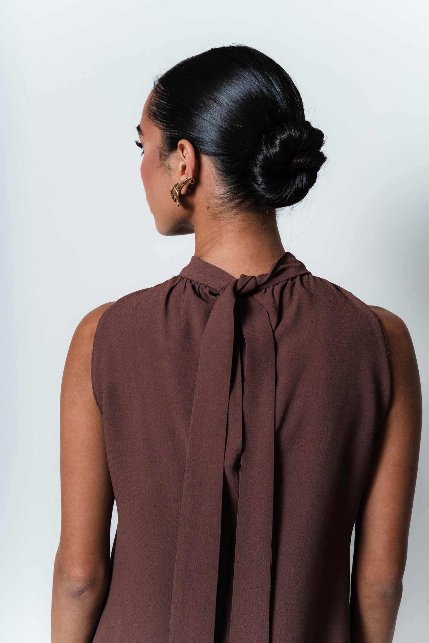BLUSA LAÇO CREPE
