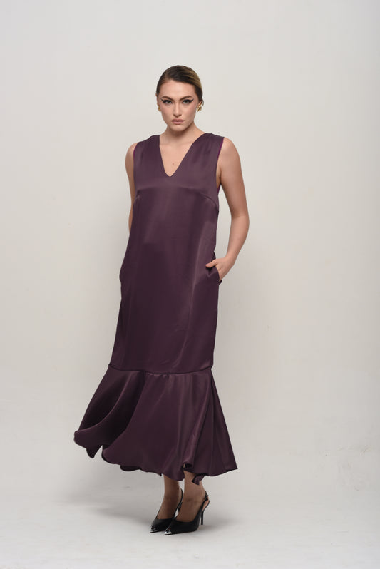 VESTIDO LOWEVE CREPE PATOU