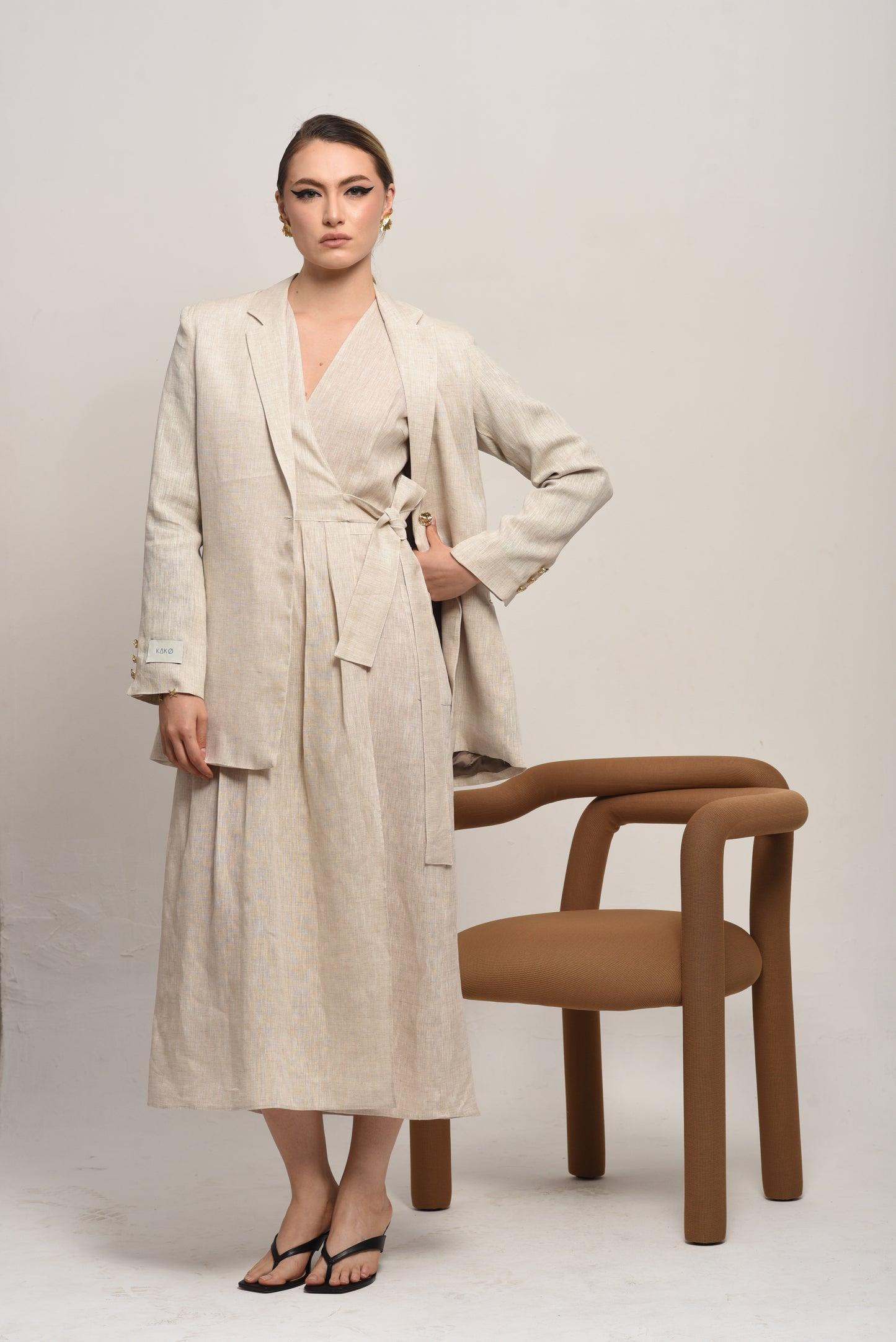 VESTIDO BERTHA LINHO
