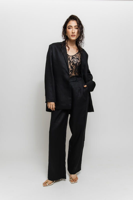 CALÇA WIDE LEG LINHO