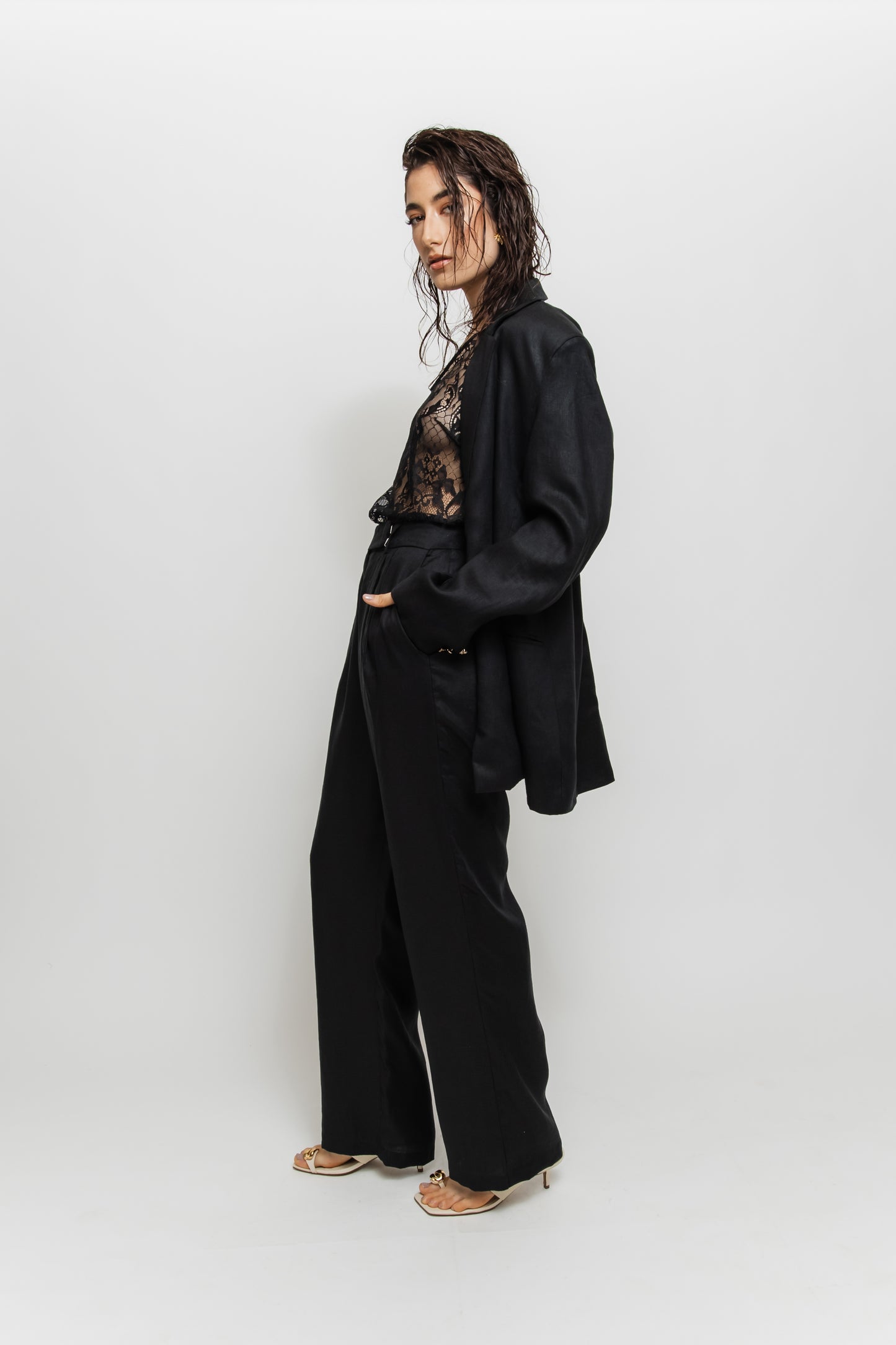 CALÇA WIDE LEG LINHO