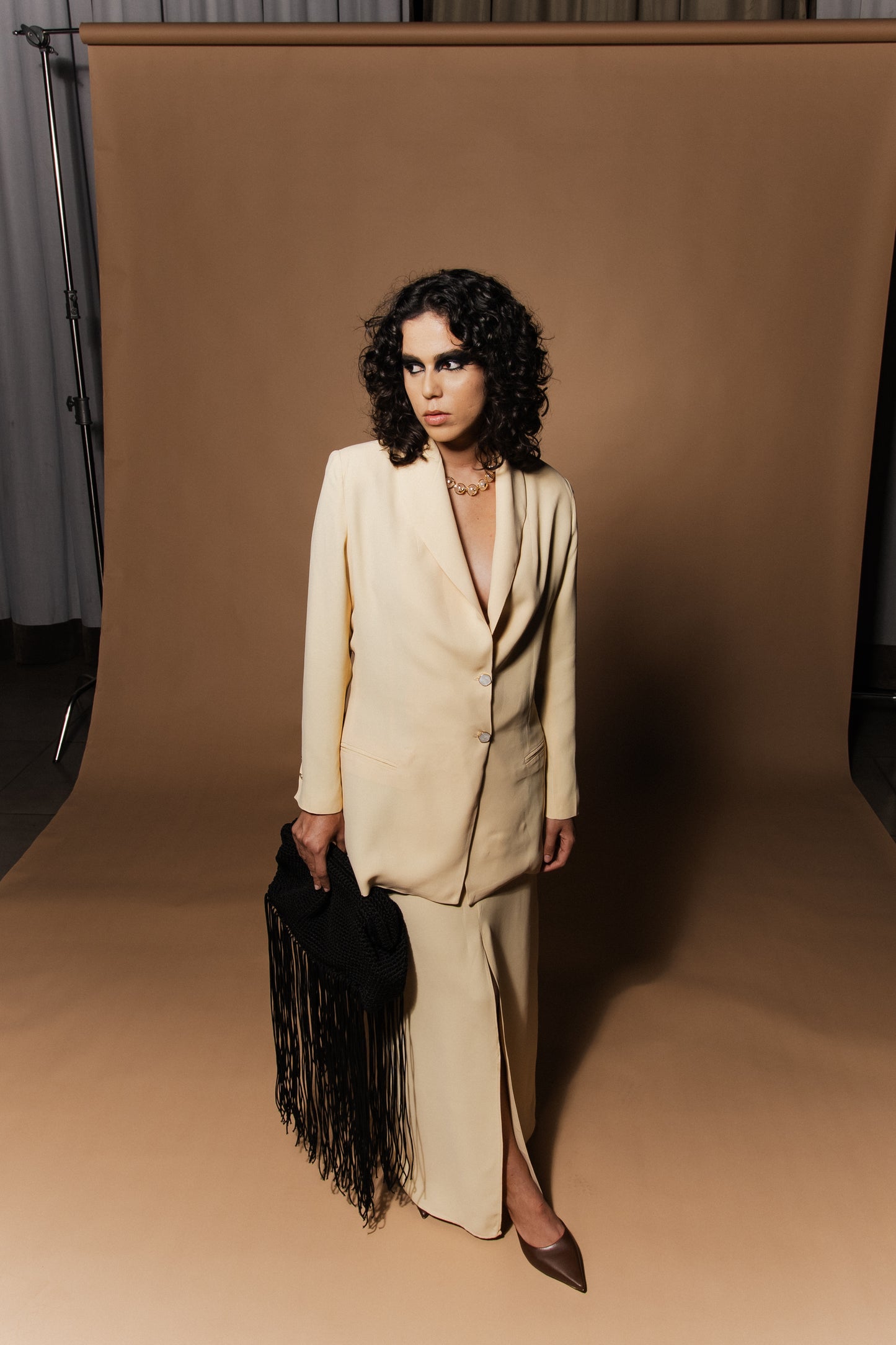 BLAZER LAIZ CREPE PATOU