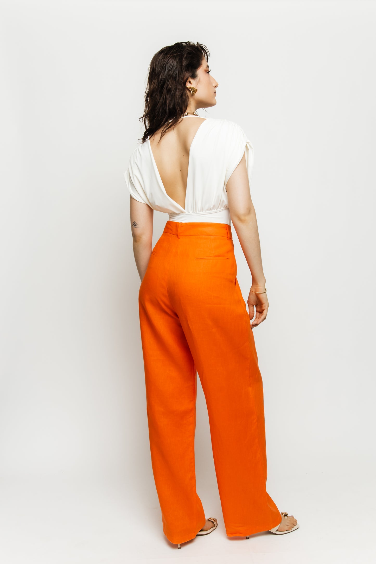 CALÇA WIDE LEG LINHO