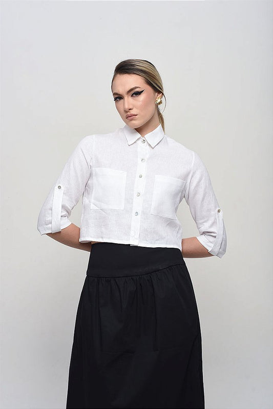 CAMISA CROPPED ALINE