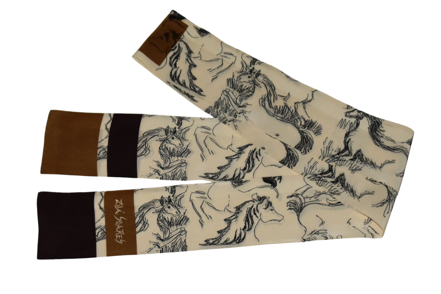 MINI BANDEAUX CAVALOS TR0PEIROS (FAIXA DE SEDA)