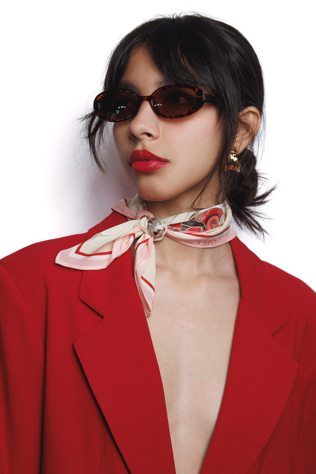 LENÇO SEDA OLHOS PEQUENO