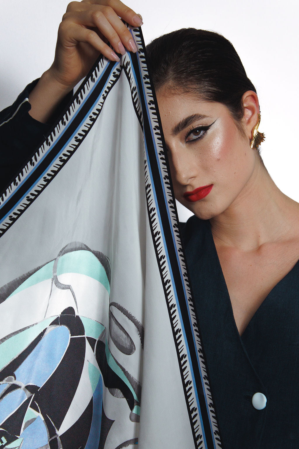 LENÇO CARRÉ A MÁSCARA