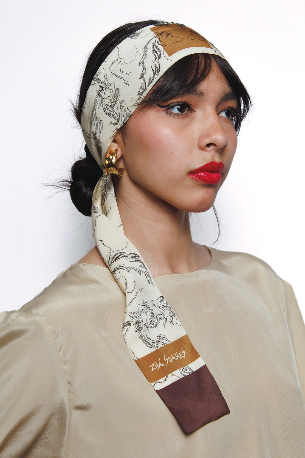 MINI BANDEAUX CAVALOS TR0PEIROS (FAIXA DE SEDA)