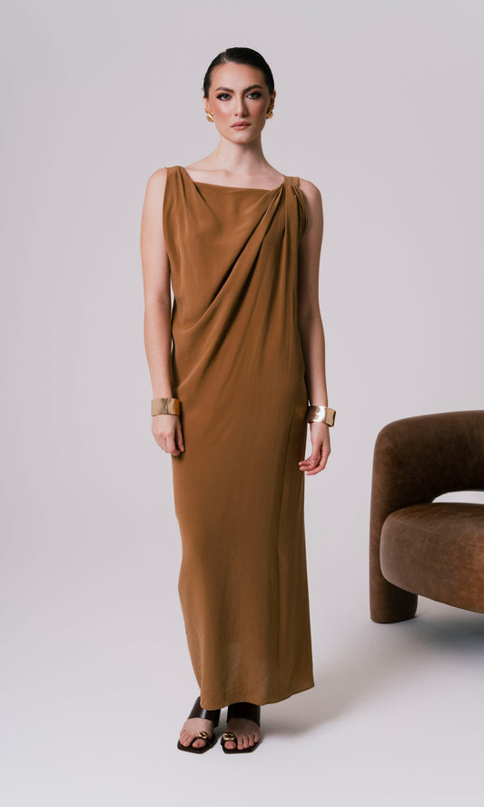 VESTIDO SLEEP MOULAGE SEDA