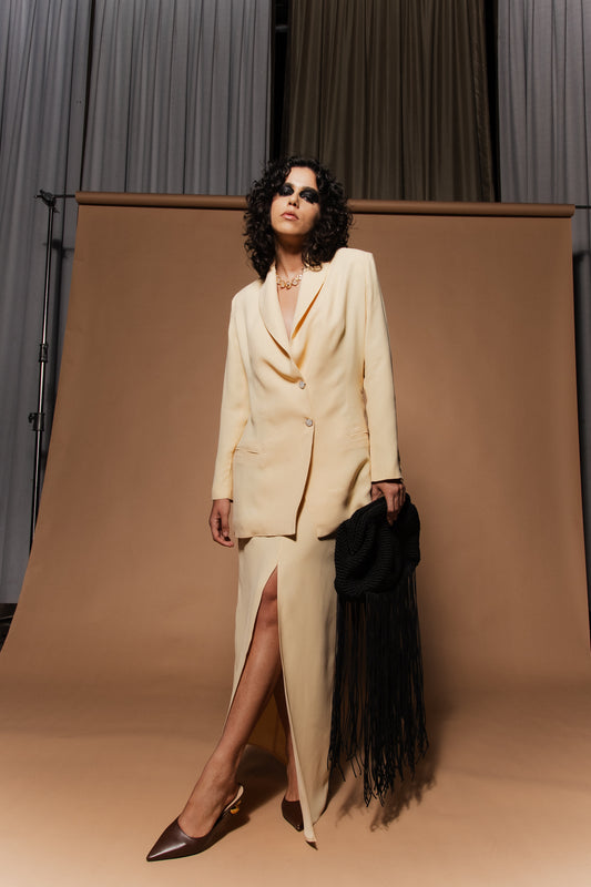 BLAZER LAIZ CREPE PATOU