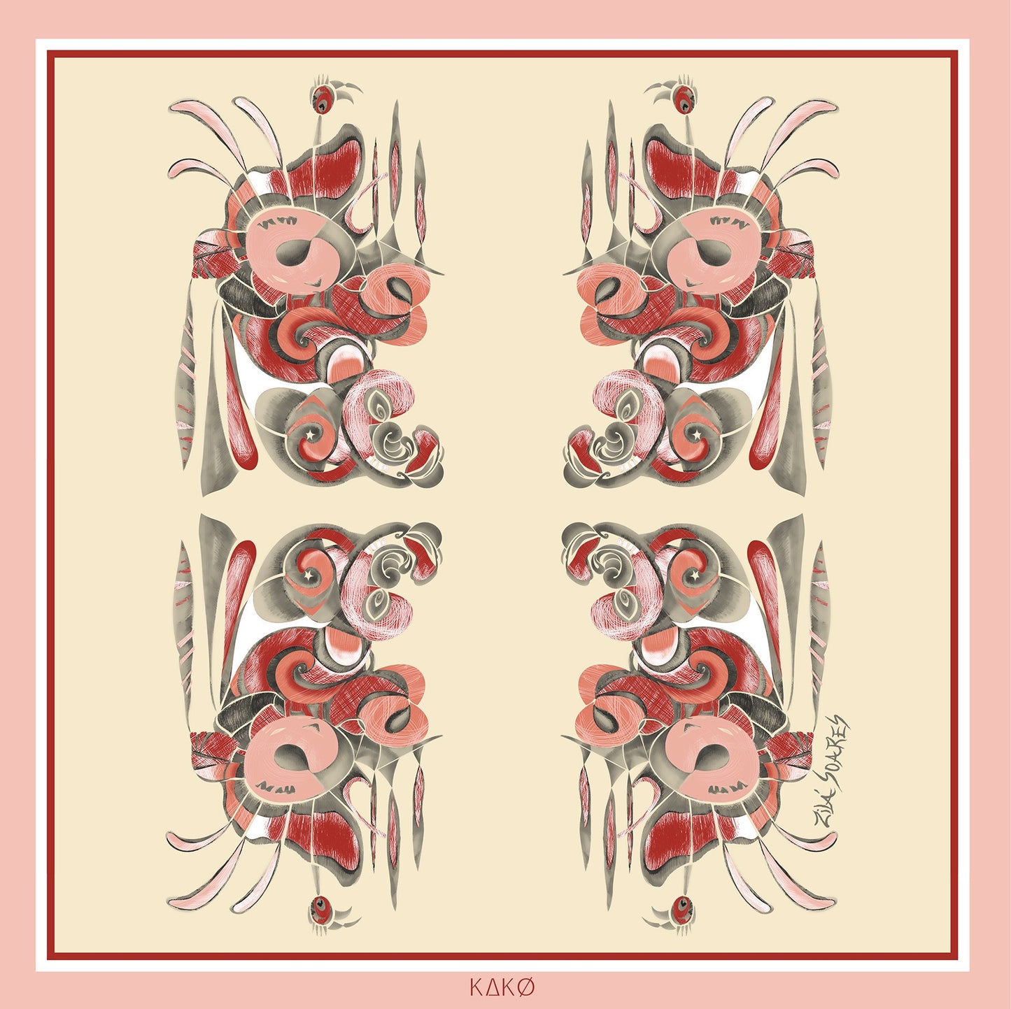 LENÇO SEDA OLHOS PEQUENO